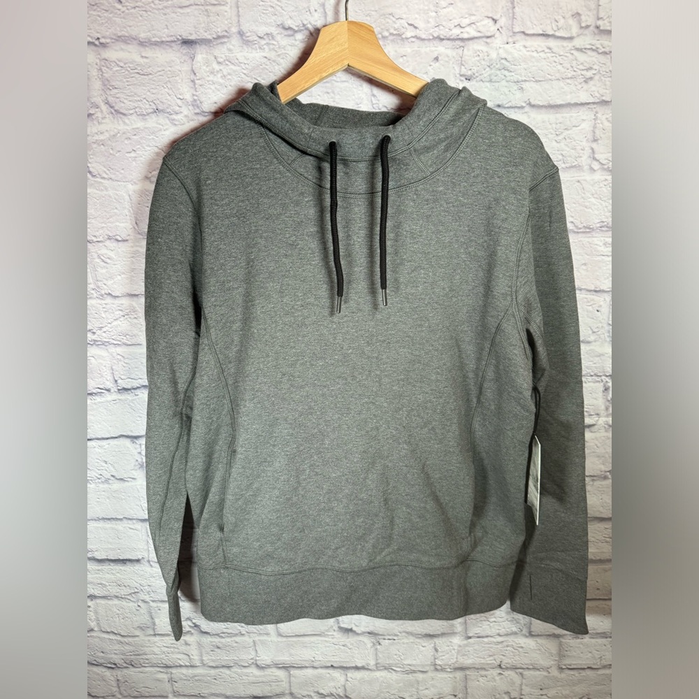 Stori backstory hoodie Heather slate grey color style W4004 hoodie size 12